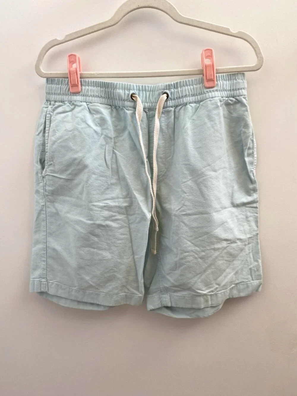 J. Crew Baby Blue Stadium Shorts - Size Medium